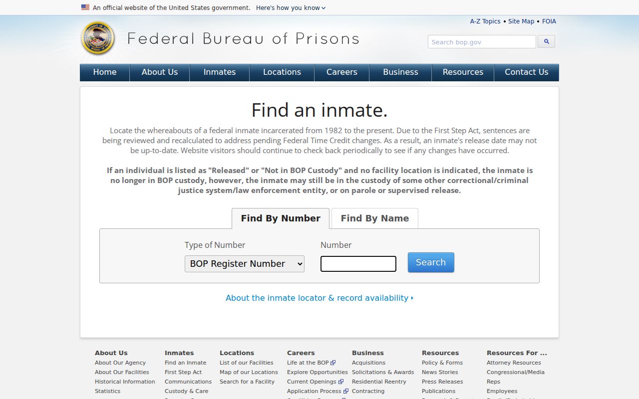 Morgan County arrest history federal inmate locator