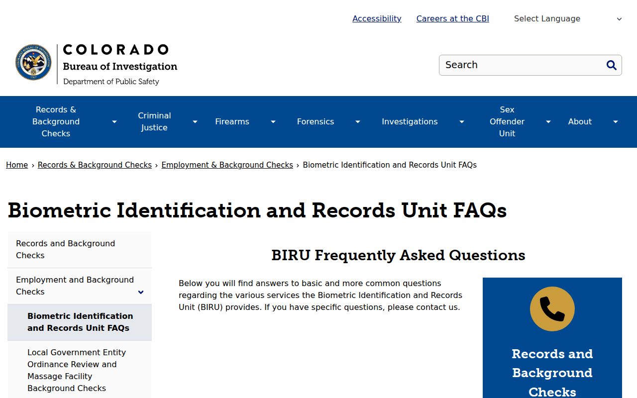 Morgan County sex offender check CBI records FAQ