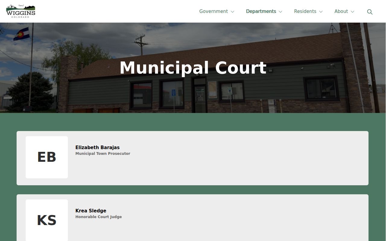 Wiggins Municipal Court citation and appearance instructions